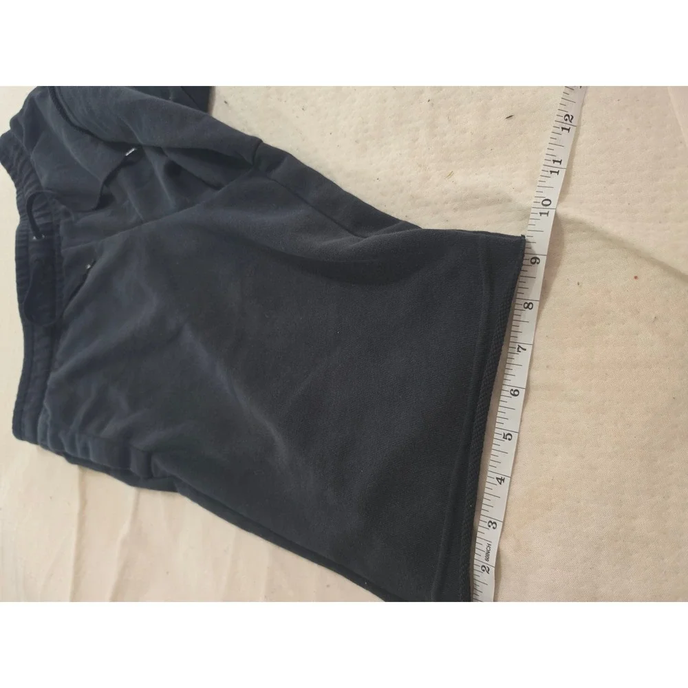 Jordan Mens Jumpman Air Fleece Shorts Black Graphic Logo Size M